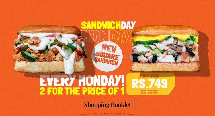 Sandwich Day Monday Deal