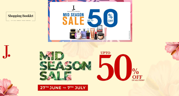 Summer Sale is here! You can get up to 50% off at the J. Junaid Jamshed