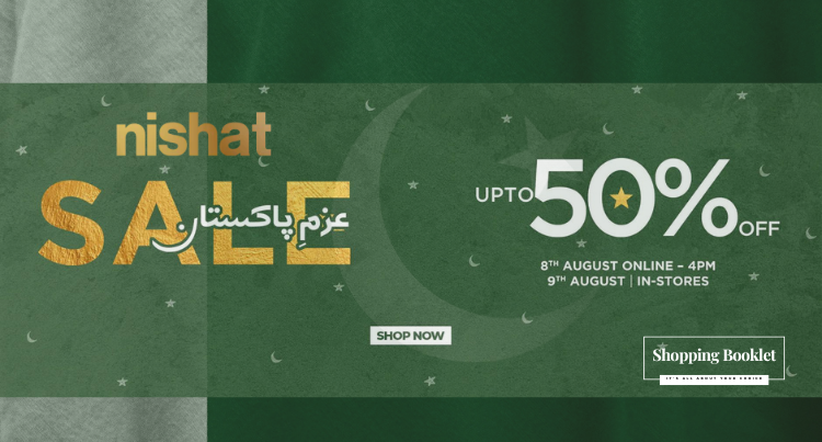 NISHAT AZAADI SALE UPTO 50% OFF