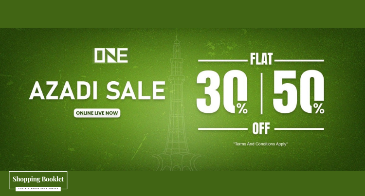 ONE AZADI SALE FLAT 30% & 50% OFF