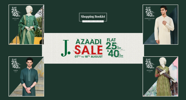 J. CELEBRATE 14 AGUST IN STYLE FLAT 20% & 40% OFF