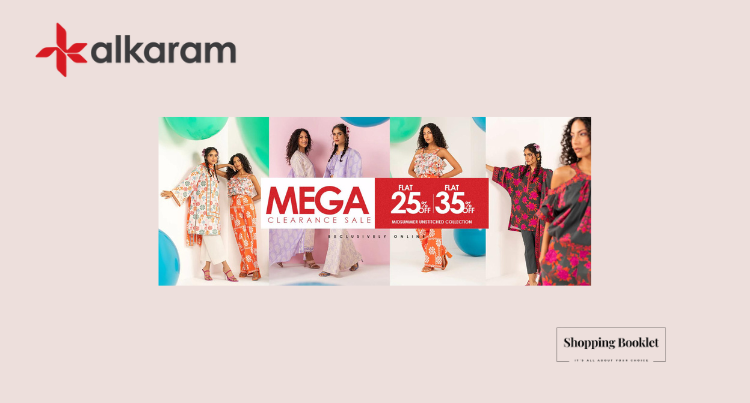 ALKARAM MEGA CLEARANCE SALE FLAT 30% OFF