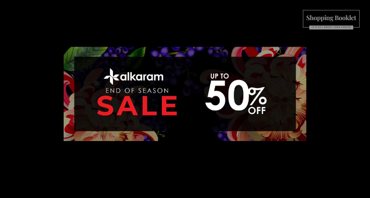 ALKARAM END OF SEASON SALE UPTO 50% OFF