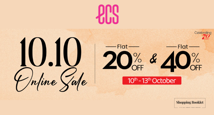 ECS 10.10 SALE FLAT 20% & 40% OFF