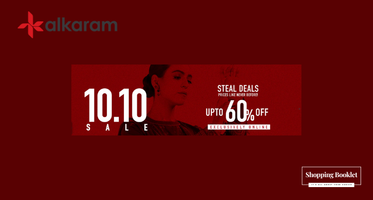 ALKARAM 10.10 SALE UPTO 60% OFF