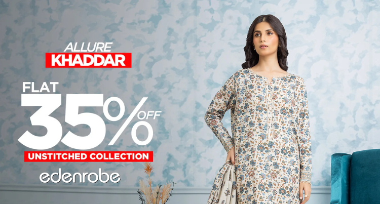 EDENROBE SALE FLAT 35% OFF ON KHDDAR