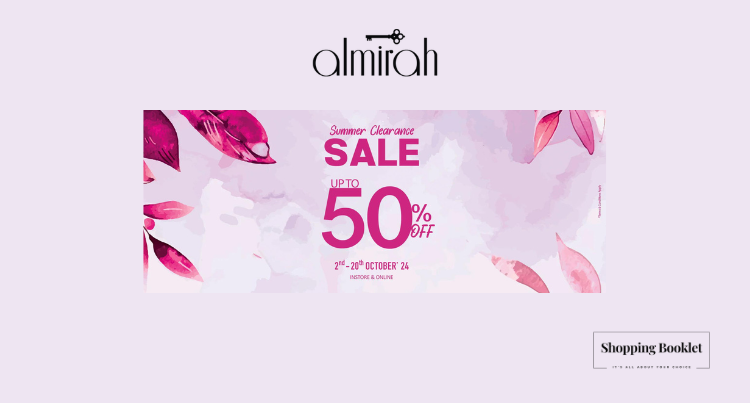 ALMIRAH SUMMER SALE UPTO 50% OFF