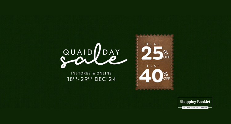 ALMIRAH QUAID DAY SALE FLAT 25% & FLAT 40% OFF