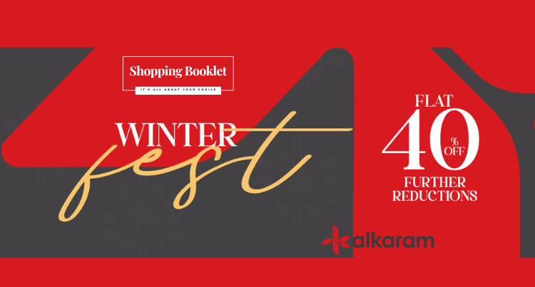 ALKARAM WINTER FEAST SALE FLAT 40% OFF