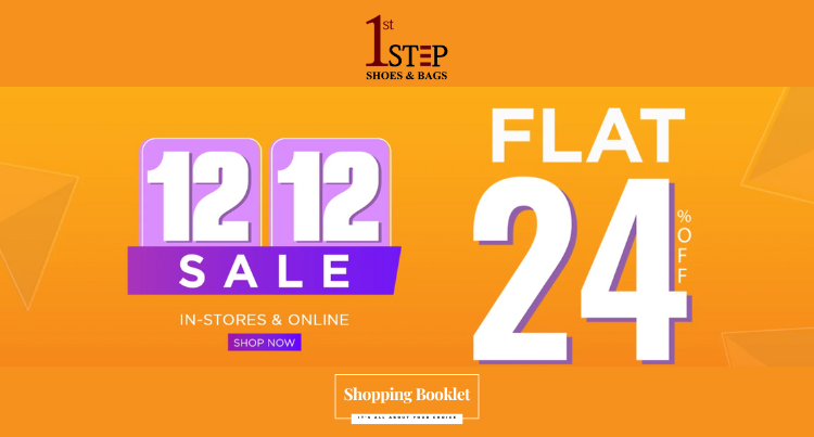 1ST STEP 12.12 SALE FLAT 24% OFF