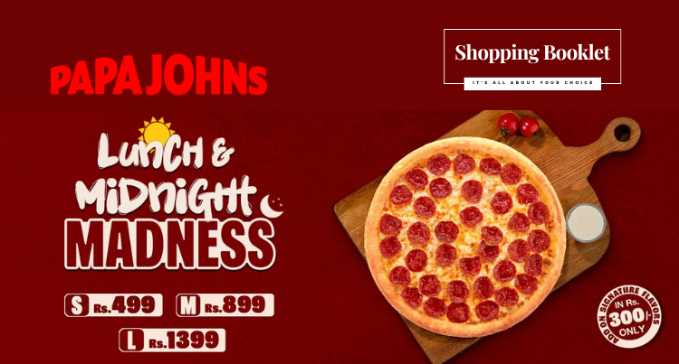 PAPA JOHNS MADNESS DEAL