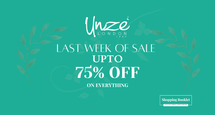 UNZE LONDON  WINTER SALE UPTO 75% OFF ON EVERYTHING