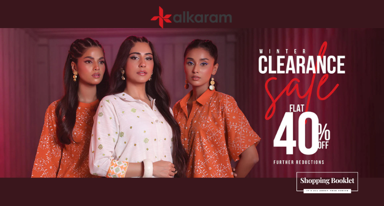 ALKARAM WINTER CLEARANCVE SALE FLAT 40% OFF