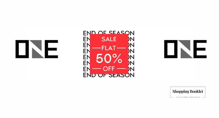 ONE END OF SEASONS SALE FLATB 50% OFF