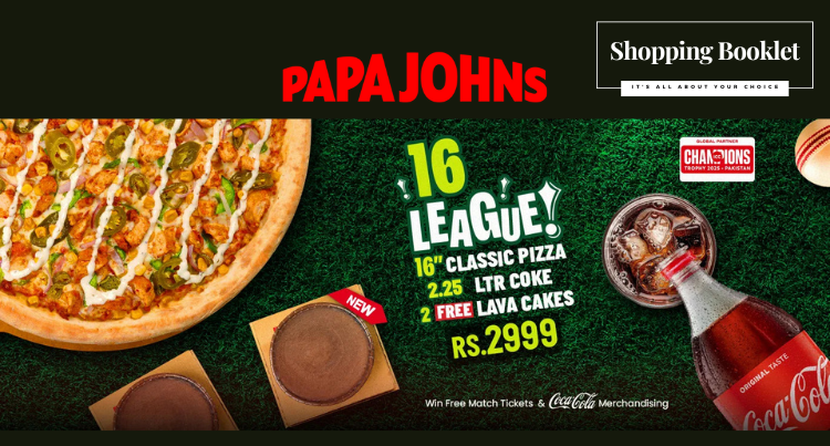 PAPA JHONS 16 LEAGUE DEAL