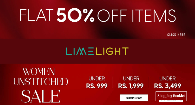 LIMELIGHT  FLAT 50% OFF