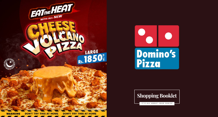 DOMINO,S INTRODUCE CHEESE VOLCANO