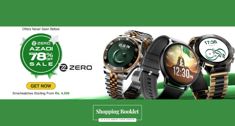 ZERO WATCHES AZAADI SALE UPTO 78% OFF
