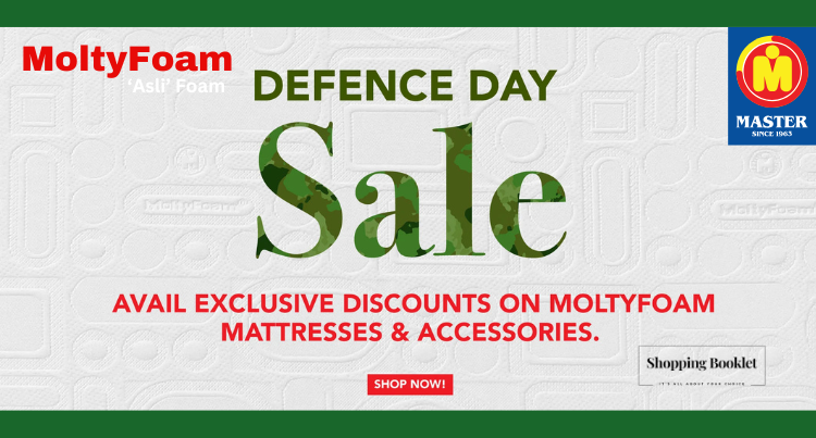 MOLTYFOAM DEFENCE DAY SALE