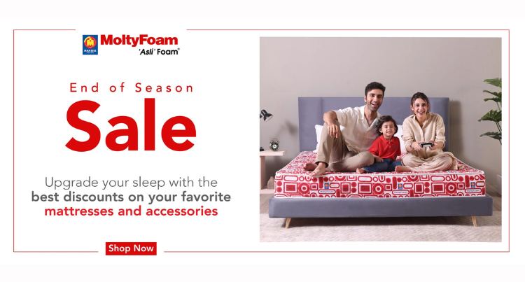 MOLTY FOAM END OD SEASONS SALE