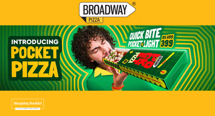BROADWAY POCKET PIZZA JUST IN RS 399