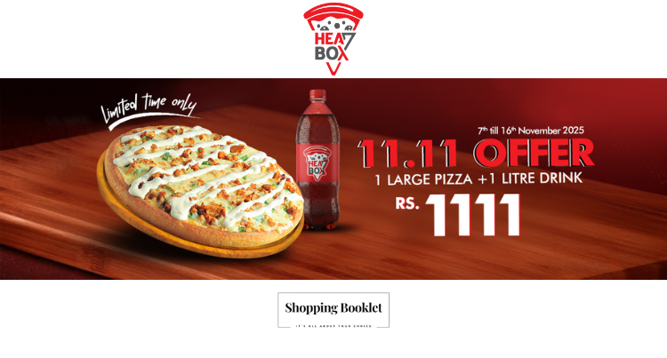 HEATBOX PIZZA 11.11 DEAL JUST RS 1111