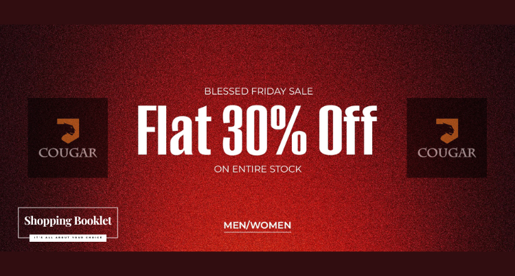 COUGAR BLESSED FRIDAY SALE FLAT 30% OFF