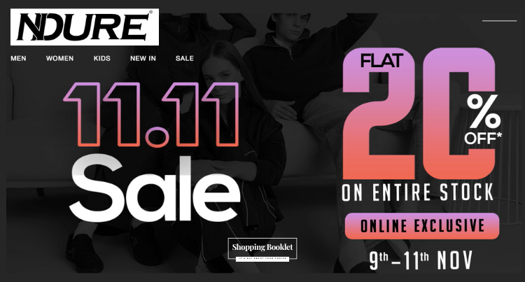 INDURE 11.11 SALE FLAT 20% OFF