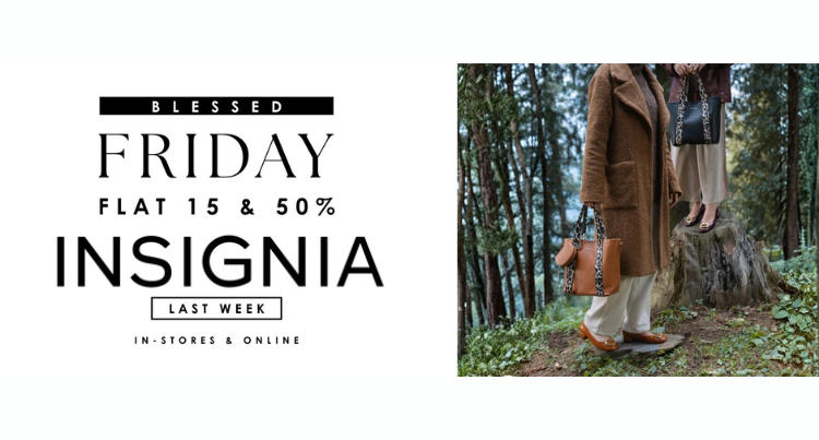 INSIGNIA BLESSED FRIDAY SALE FLAT 51% & 15% OFF