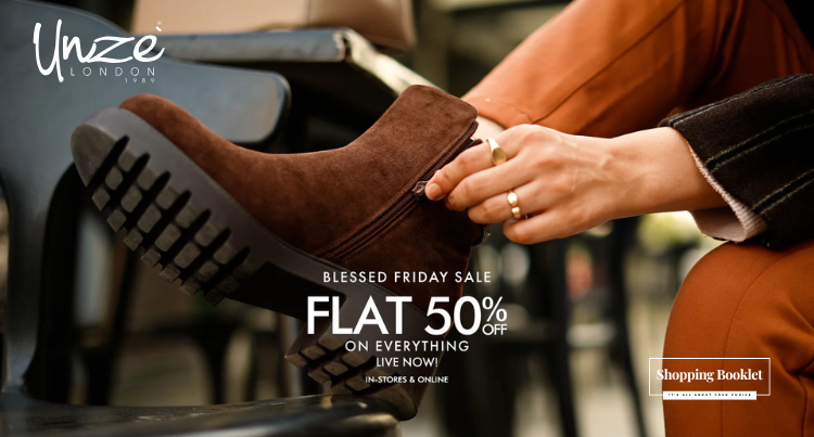 UNZE LONDON BLESSED FRIDAY SALE  FLAT 50% OFF