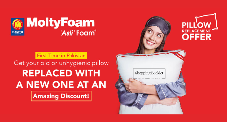 MOLTY FOAM PILLOW REPLACEMINT OFFER