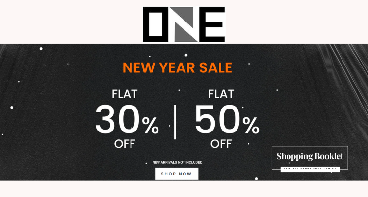 ONE NEW YEAR SALE FLAT 50% & 30% OFF