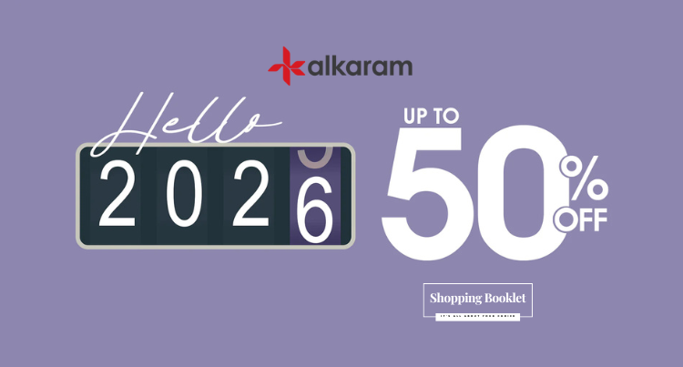 ALKARAM HELLO 2026 SALE UPTO 50% OFF