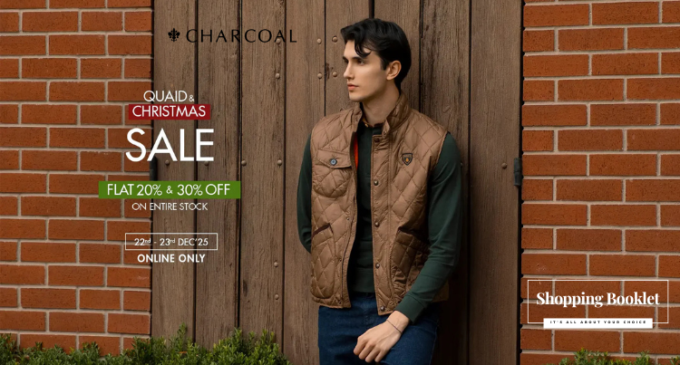 CHARCOAL QUAID’S  SALE FLAT 20% & 30% OFF