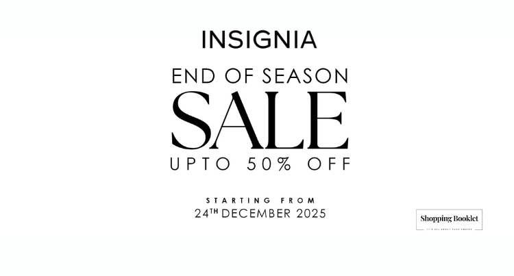 INSIGNIA END OF SEASONS SALE UPTO 50% OFF