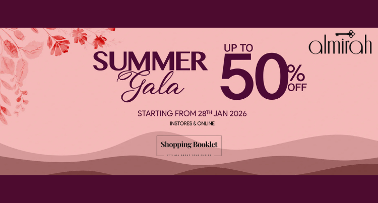 ALMIRAH SUMMER GALA SALE UPTO 50% OFF