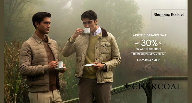CHARCOAL WINTER CLEARANCE SALE FLAT 30% OFF