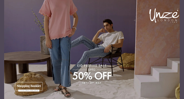 UNZE LONDON EID FESTIVE SALE UPTO 50% OFF