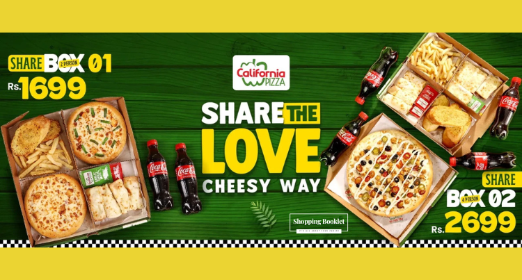 CALIFORNIA SHARE  THE LOVE PIZZA DEAL
